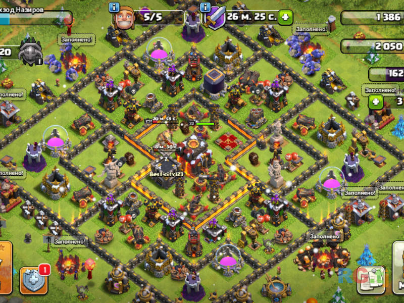 Clash of Clans 10 ТХ фулл